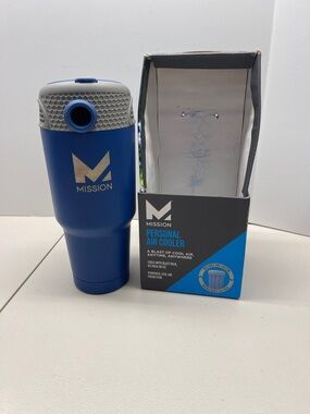 Mission Personal Air Cooler Fan Blue Portable Indoor / Outdoor